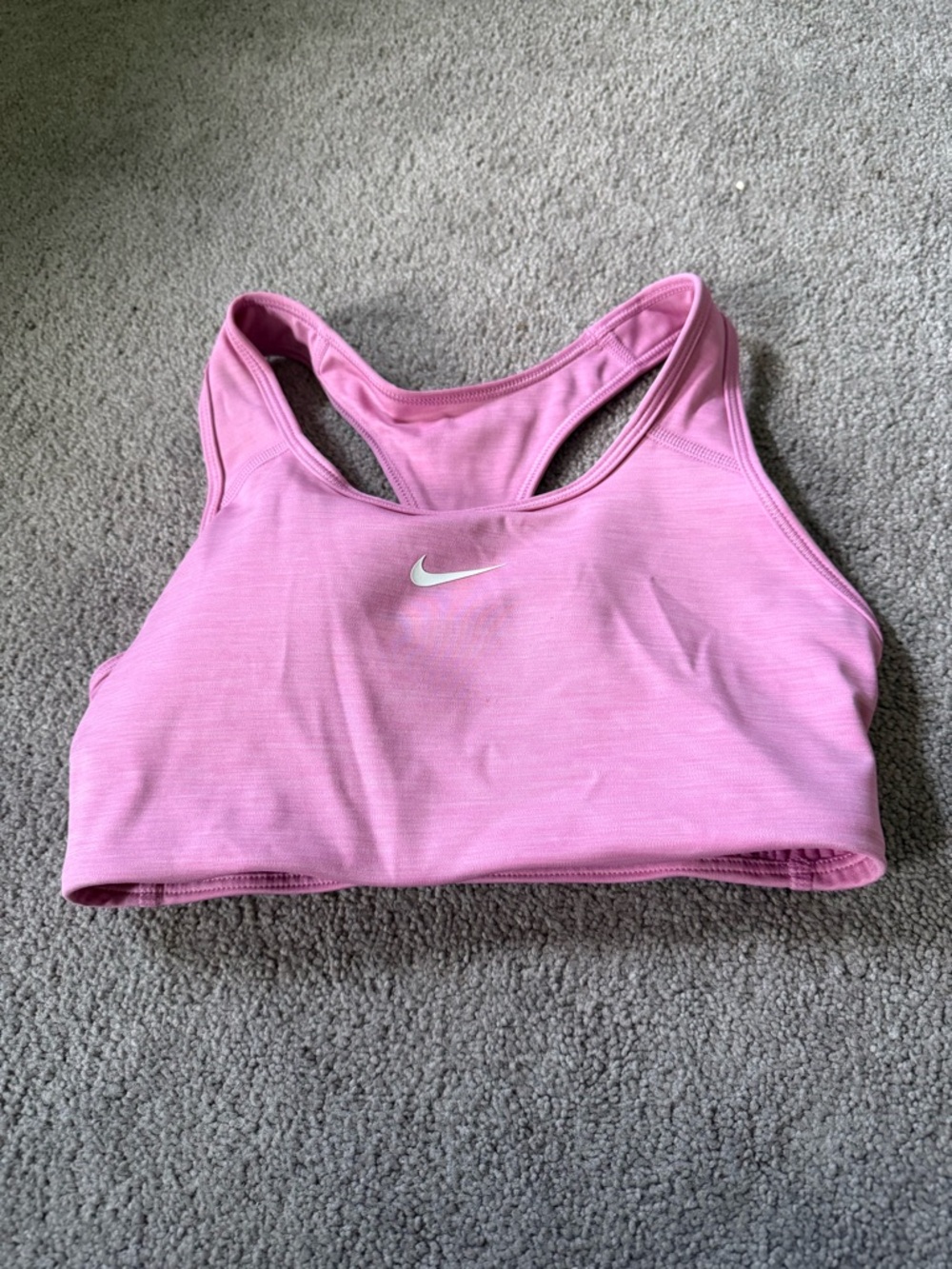 Nike Pink Lightweight Seamless sports bra
